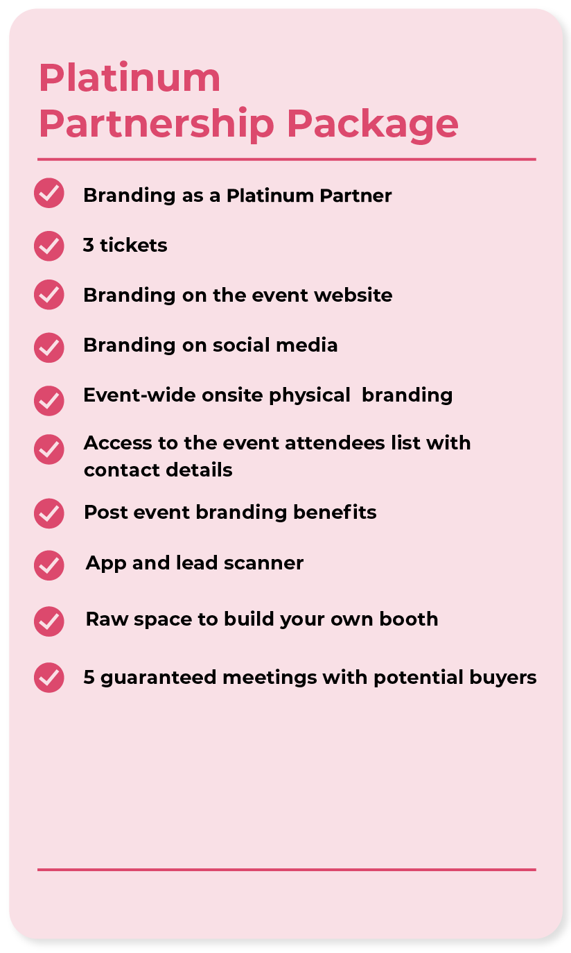 PLATINUM PARTNERSHIP PACKAGE